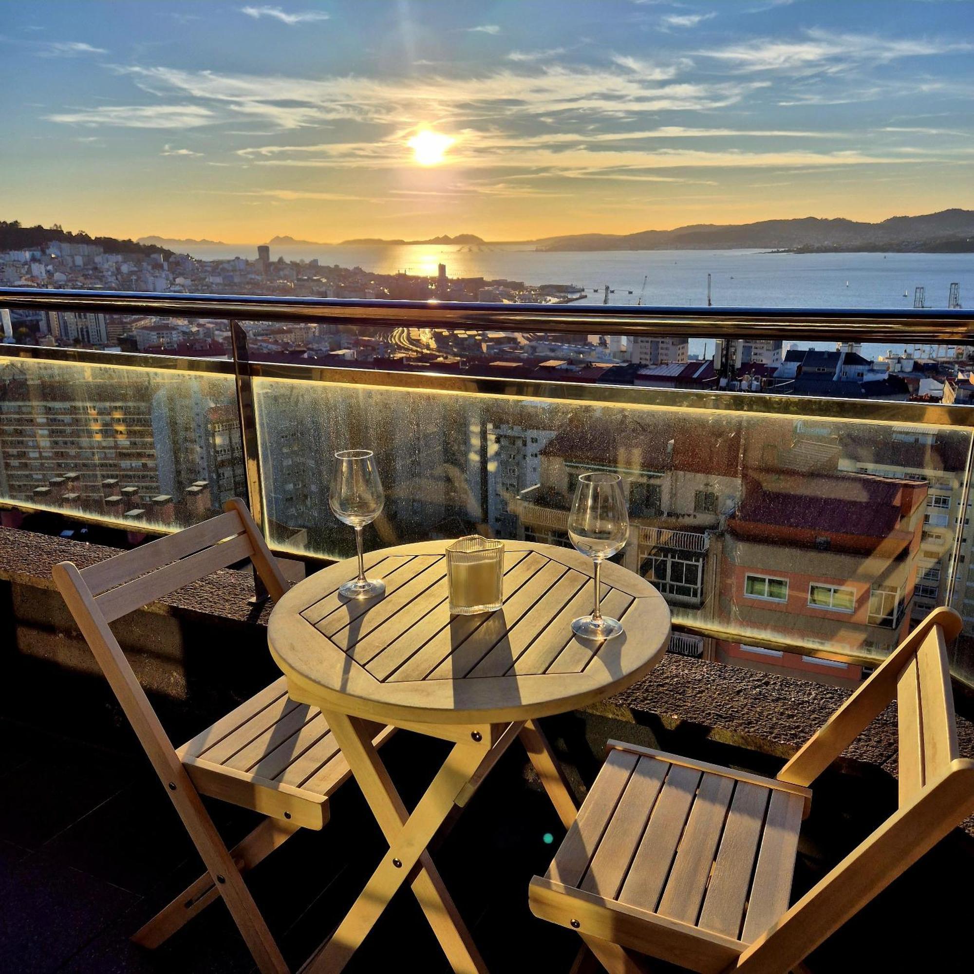 Ferienwohnung Vistasaragon Vigo Exterior foto